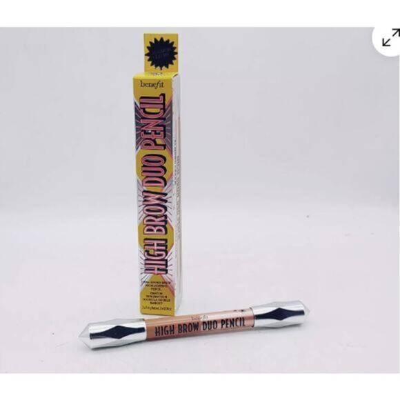 New Benefit High Brow Duo Pencil Almond Cream/Honey Glow Full Size - Picture 1 of 3